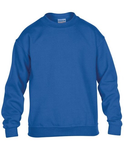 Personalised Custom Gildan Heavy Blend Youth Crew Neck Sweatshirt Pullover GD56B - Picture 8 of 16