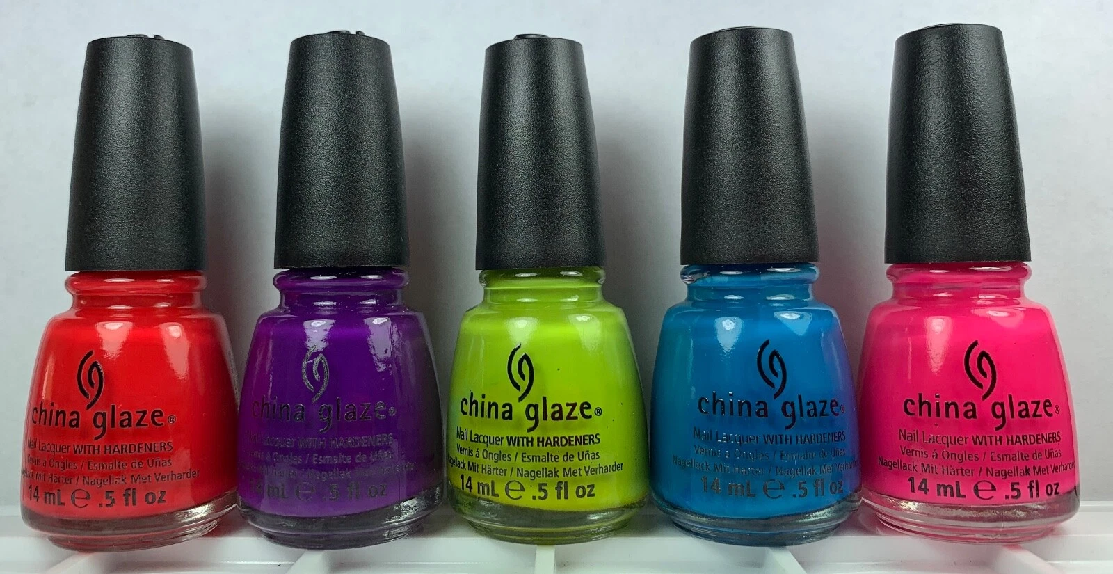 5 China Glaze Nail Polish CIRQUE DU SOLEIL Collection * Hot Cream Lacquer
