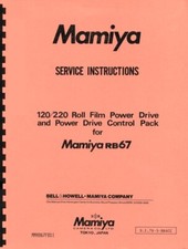 Mamiya 120 220 Roll Film Power Drive  Control Pack for RB67 Repair Manual