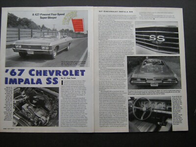 自動車 AMT 1967 Chevrolet SS 427 Convertible AMT 1:25 Scale 1967 Chevy Impala Convertible SS 427 Plastic