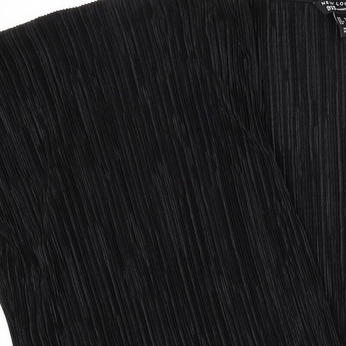 New Look Girls Black Polyester Kimono T-Shirt Size M V-Neck - Picture 8 of 10