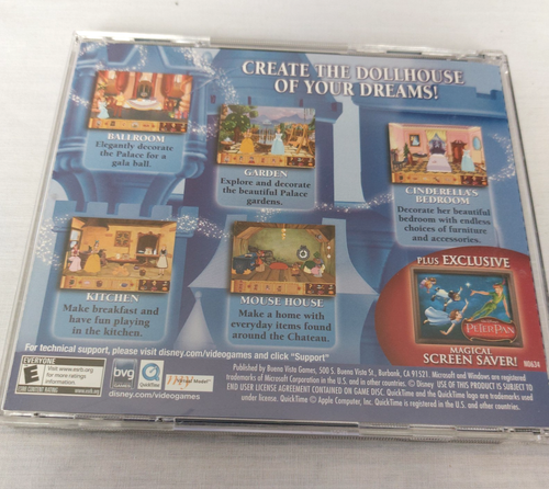 LOT 2 Tarzan Disney Activity Center & Cinderella Friends Activity Fun PC CD-Rom - Picture 5 of 5