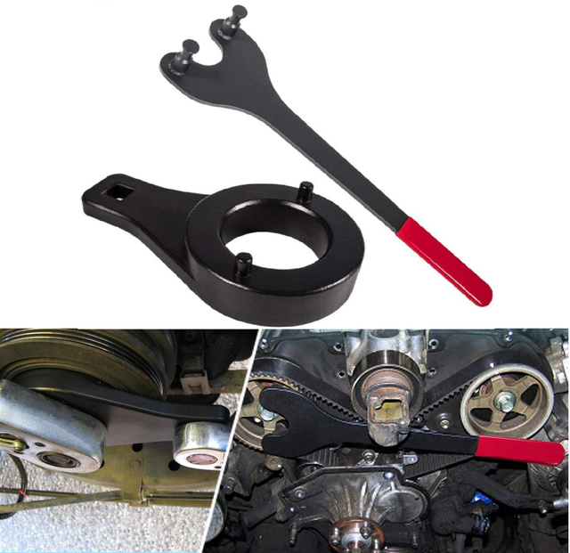 Crankshaft Harmonic Damper Pulley Holding Tool for Toyota Nissan