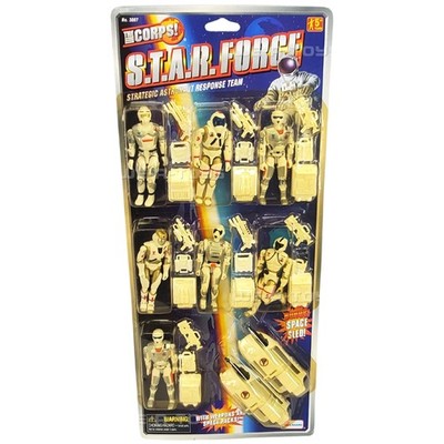 The Corps! STAR Force Strategic Astronaut Response Team Figures