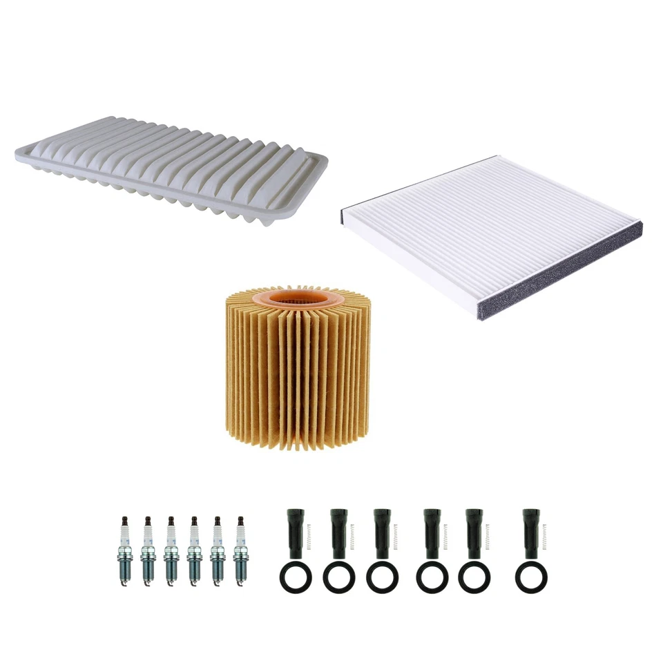 Kit de afinación Denso NGK 6 bujías y botas Kit para RX350 Sienna 3,5 L V6 Gas Foto 2 de 2