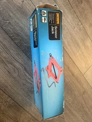 HALFORDS 1.5 TONNE SCISSOR JACK LIFT RANGE 24 CM TO 39 CM LIFTING RANGE
