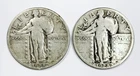 *2 PIECE SET OF 1928 S & D STANDING LIBERTY QUARTERS* NR #G4030