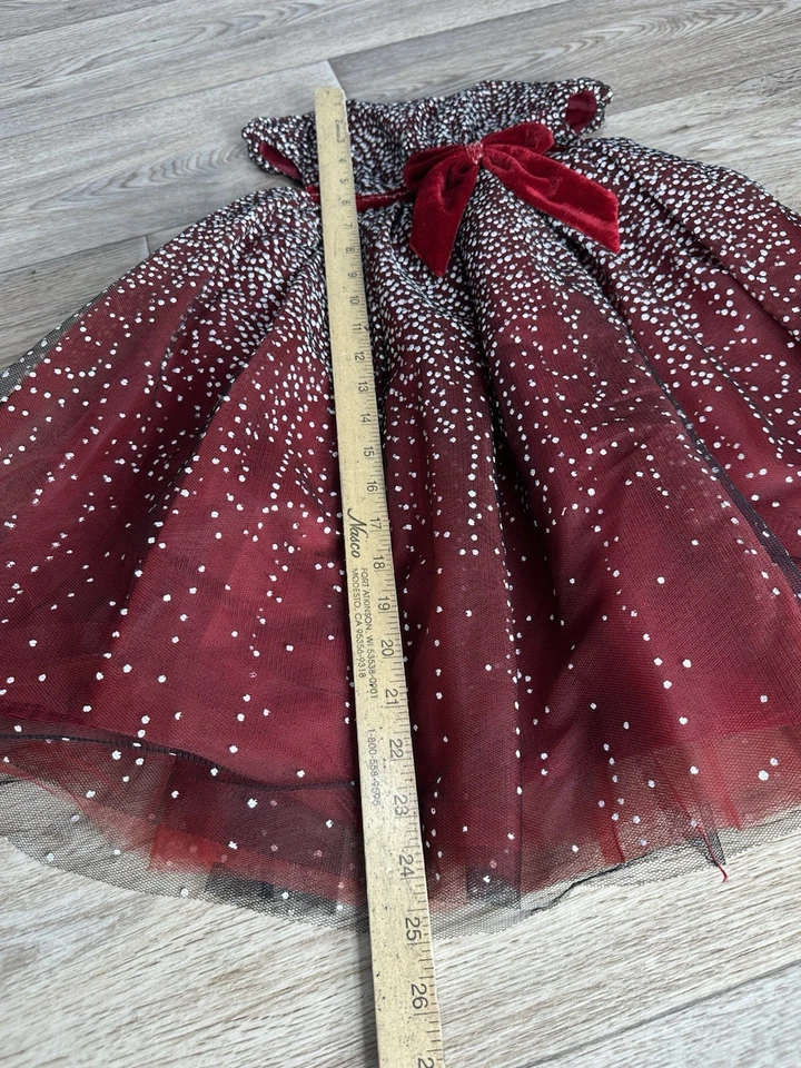 Nuevo con etiquetas Vestido de Navidad Isobella & Chloe 3T Vacaciones Boda Flor Niña Fiesta C162 Foto 4 de 4