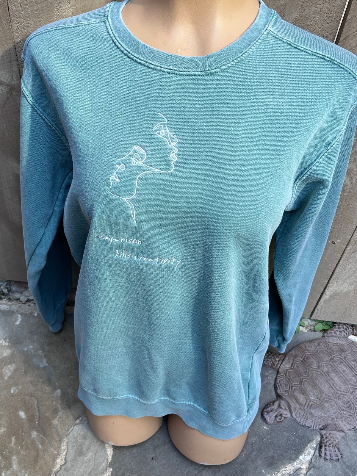 Comparison Kills Creativity  Embroidered Graphics… - image 1