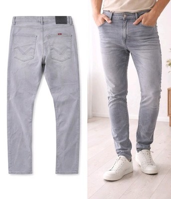 HERO DENVER STRETCH / lightgrey denim / HIGH FLEX / HERREN JEANS HOSE
