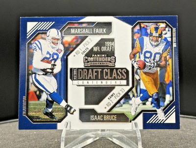 2024 Contenders HISTORIC DRAFT CLASS #14 Faulk Bruce SILVER FOIL SP