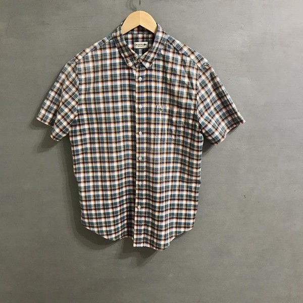 Men Lacoste T-Shirt Multicolor Cotton 38 / M / 46