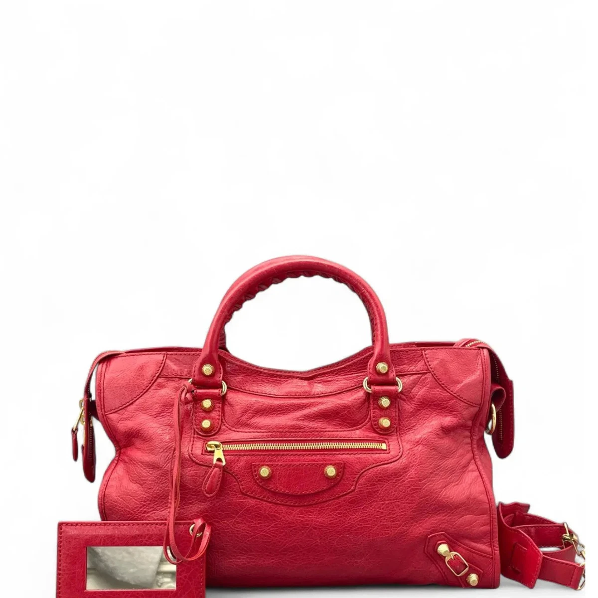 Balenciaga City Red Bags & Handbags for Women for sale | eBay