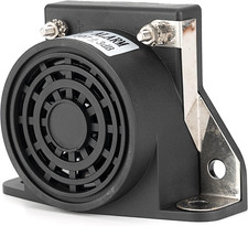 12V-48V Waterproof Backup Alarm, 107dB Loud Reverse Warning for Trucks, Forklift