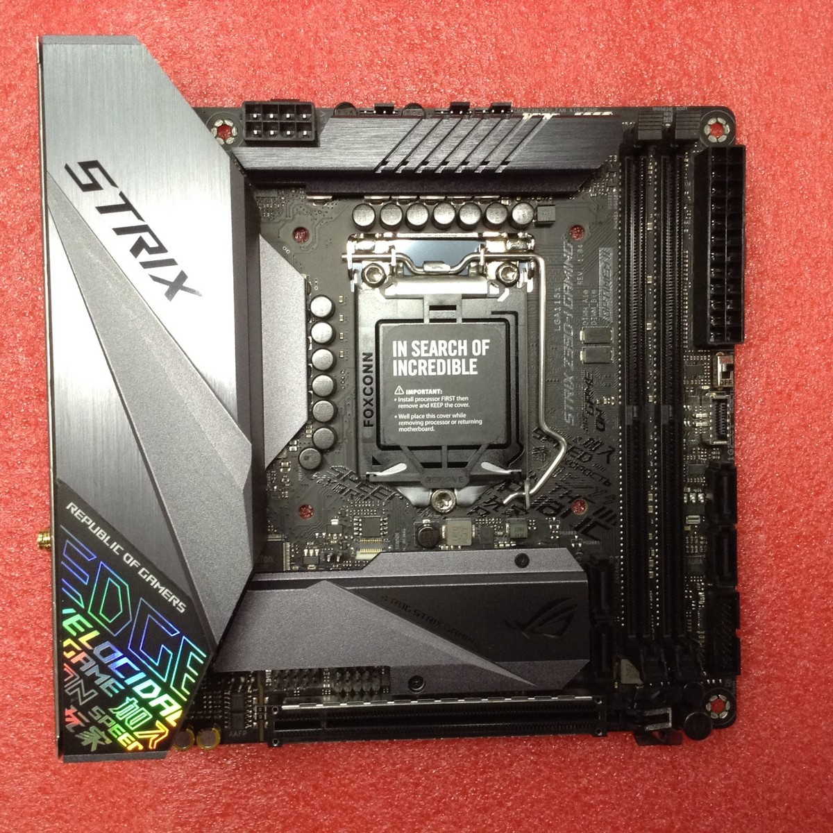 Mini Itx Motherboard Asus Z390 Strix Strix Z390 I Asus Rog Strix