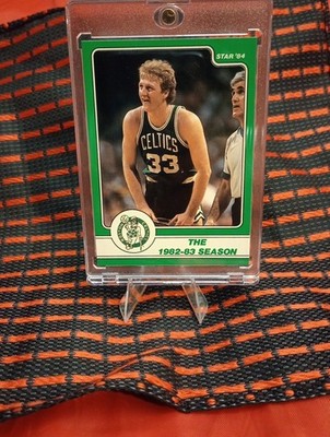 1984 Star Larry Bird 1982-83 Season #10 Boston Celtics  H.O.F.   
