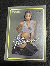 2025 KATSEYE x GAS Manon Silver Foil /40 Trading Card Photocard PC Hybe Geffen