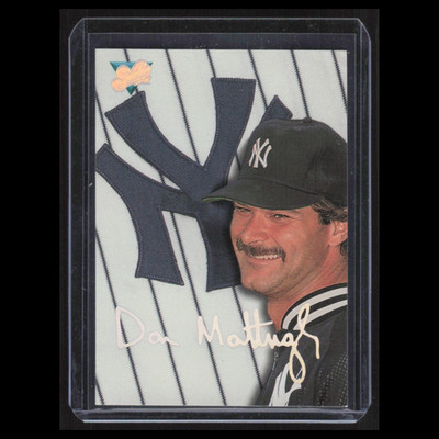 Don Mattngly #195 1993 Leaf Studio New York Mets Baseball Card MLB NM