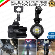 COPPIA FARI SUPPLEMENTARI LED FARETTI FENDINEBBIA PER MALAGUTI DUNE 50 6000K