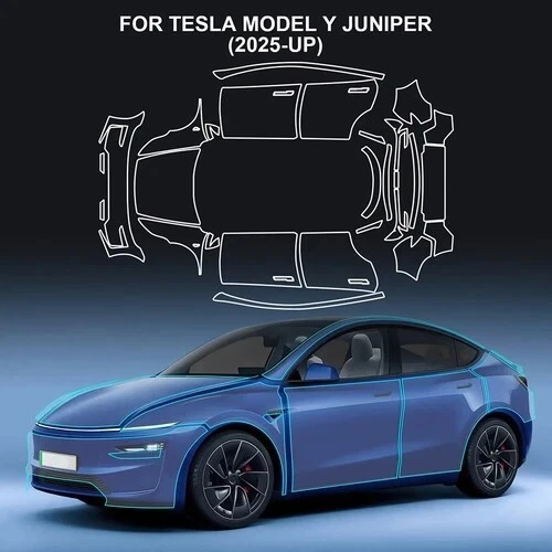 2025 2026 Tesla Model Y Juniper Precut Paint Protection PPF Kit – Full Vehicle - Image 2 of 4