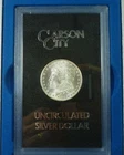 1881 CC Morgan Silver Dollar GSA Coin BU W/ Box & COA