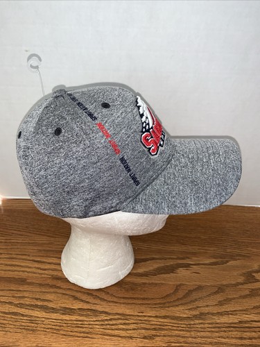 CHL Saginaw Spirit Canadian Hockey League Zephyr Gray Fitted Hat - Picture 3 of 6