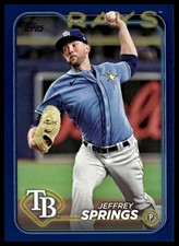 2024 Topps Update #US74 Jeffrey Springs Royal Blue