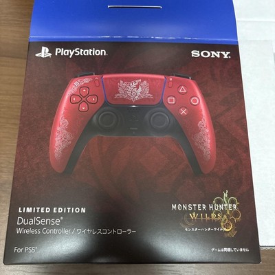 PS5 DualSense Wireless Controller Monster Hunter Wilds Limited Edition Rot Sony
