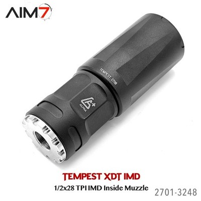 AIM7 Tempest Linear Muzzle Comp + 1/2×28 IMD Muzzle — Spacer Included ...