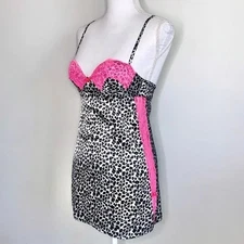 🔥 3/$30 La Senza Satin Cheetah Slip Dress