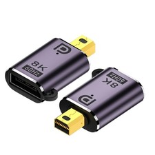 2 Pack Mini Displayport to Mini Displayport Adapter  Mini DP Male to DP Female...