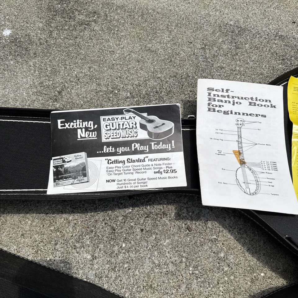 Global Remo Head 1970's Vintage Eagle 5-String Banjo Model 408 - Image 4 of 4