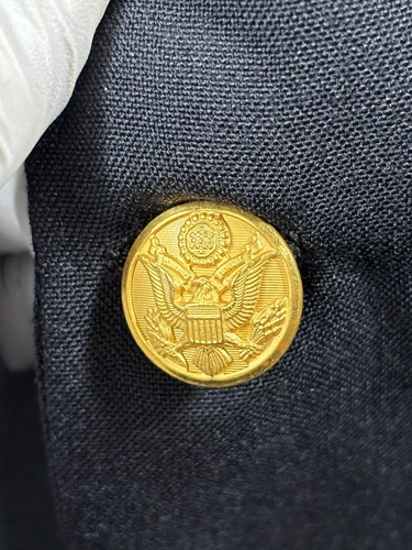 Vintage S.H. Berman Pentagon Formal Dress Coat Mens Medium Military 1970s - Picture 19 of 20