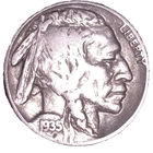 1935-P BUFFALO NICKEL 5C , F/ VF