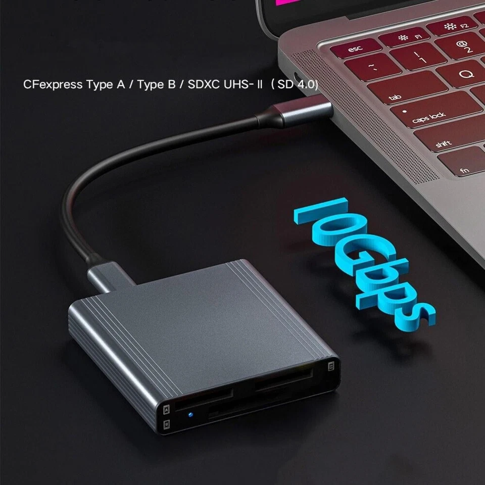 3 in 1 Card Reader USB 3.1 Gen2 10Gbps For CFexpress Type A / B/SD Memory Card D - Image 4 of 4