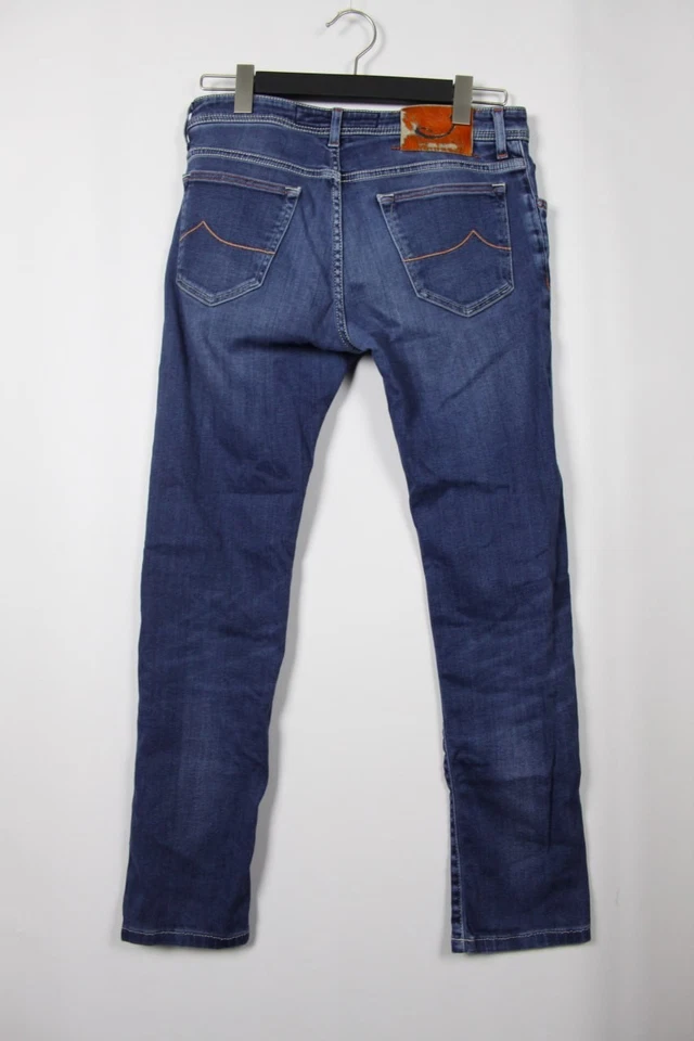 Jeans JACOB COHEN Denim Azul Estilo 688 Hechos a Mano Talla 31 Foto 3 de 4