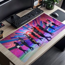 40 90cm Stray K Gaming Mouse Pad - Non-Slip Rubber Base, Durable Polyester Surfa