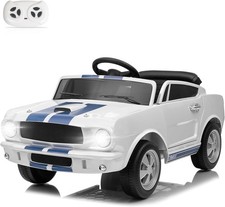 12V Licensed Shelby Electric Ride on Car, Kids Powered Ride On Toy Car, 3 Speeds