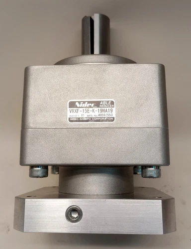 Nidec VRXF-15E-K-19HA19 Able Reducer 1:15 Ratio 32mm Keyed Shaft 19mm Collar ID