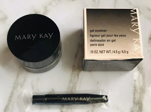 New In Box Mary Kay Gel Eyeliner Jet Black .15 oz ~ Full Size ~ EXP ~ Fast Ship