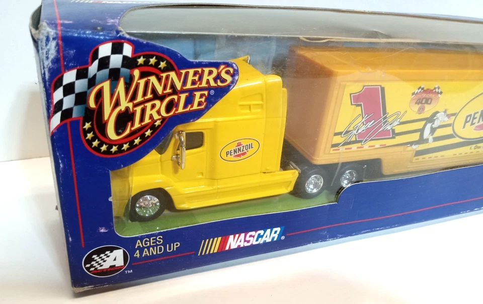 Steve Park Pennezoil-Looney Tunes 1/64 Trailer Rig W/ 6 Trading Cards - 1 Rookie - Image 3 of 4