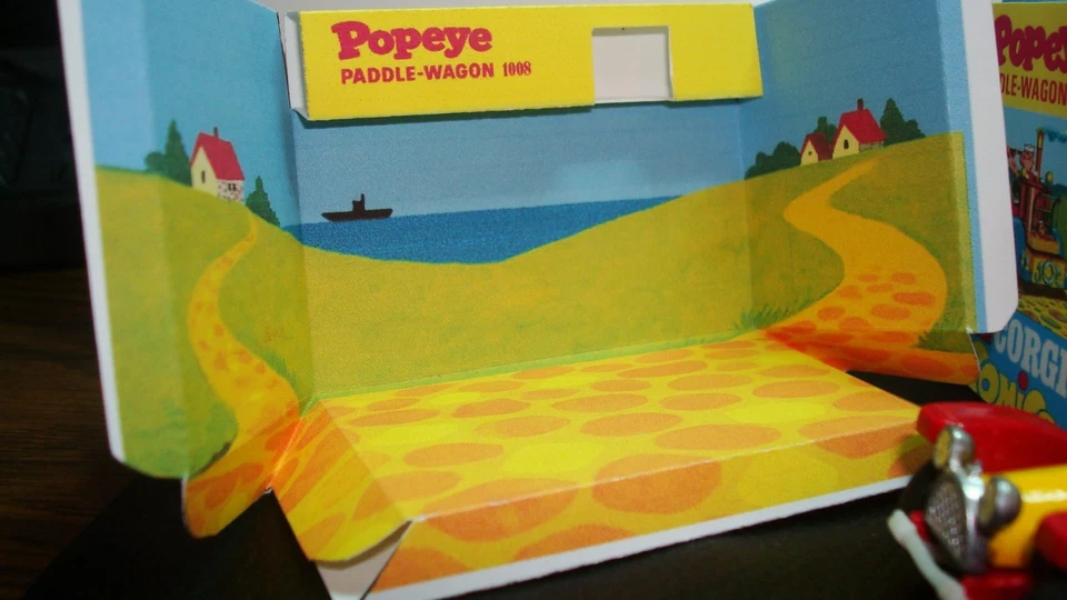 Vintage  Original Corgi Juniors  #1008 - Popeye Paddle- Wagon. CUSTOMIZED!!!! - Image 2 of 4