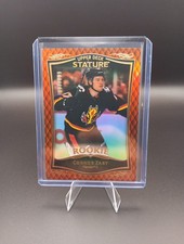 2023-24 UD Stature Hockey Rookie Orange Parallel /199 Connor Zary Calgary Flames