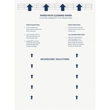 Laser Inkjet Printer Cleaning Sheet 8.5 x 11 10 8.5 x 11 Inches, White