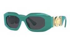 Image of Versace Sunglasses Green Biggie Medisa Oversized Square VE 4425U 5364/87
