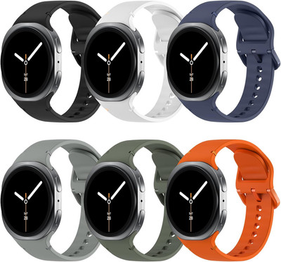 TiMOVO 6 Pack Sport Bands Compatible for Samsung Galaxy Watch 8 40mm 44mm/Galaxy