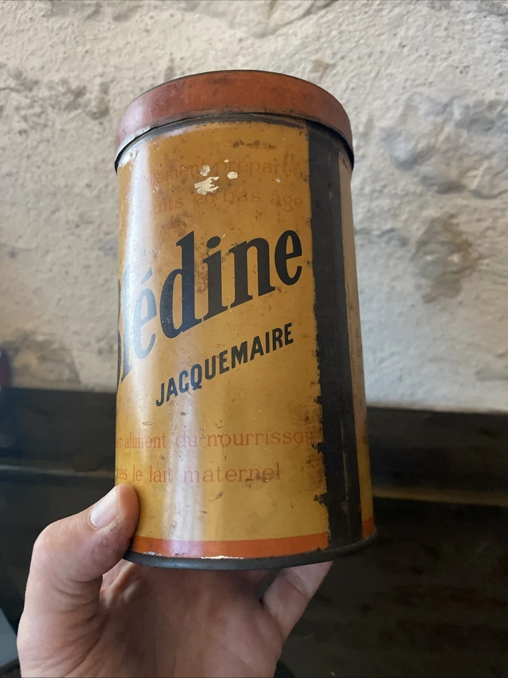 Boite ancienne lithographiée  BLEDINE Jacquemaire  Illus Germaine BOURET - 900g - Photo 4/4