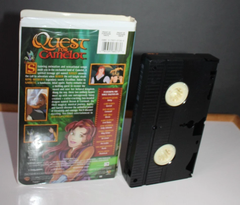 Warner Bros Quest For Camelot VHS Movie 16607 - Image 2 of 4