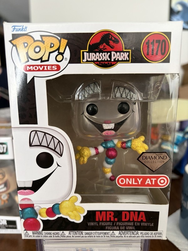 Funko Pop! Jurassic Park - Mr. DNA (Diamond Glitter) - Target Excl #1170 MIB