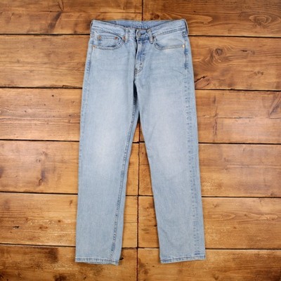 Levis 514 Jeans 31x30 Blau Regular Straight Light Stonewash Denim